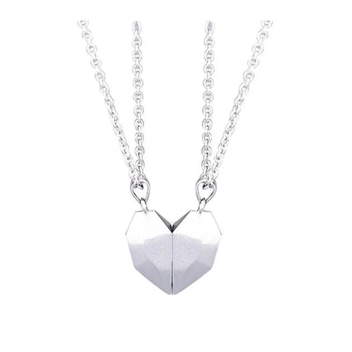 Good Simple Quality Couple Pendant Necklace Electrocardiogram,Magnetic