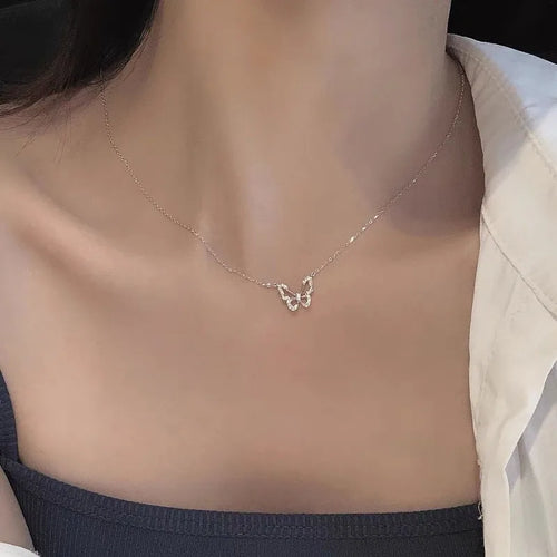 Popular Sparkling Necklace For Women Clavicle Chain Choker Fashion