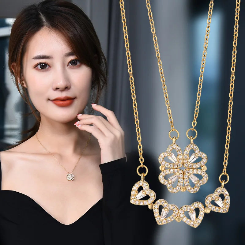 2022 Classic Fashion Ladies Love Clover Pendant Necklace Exquisite