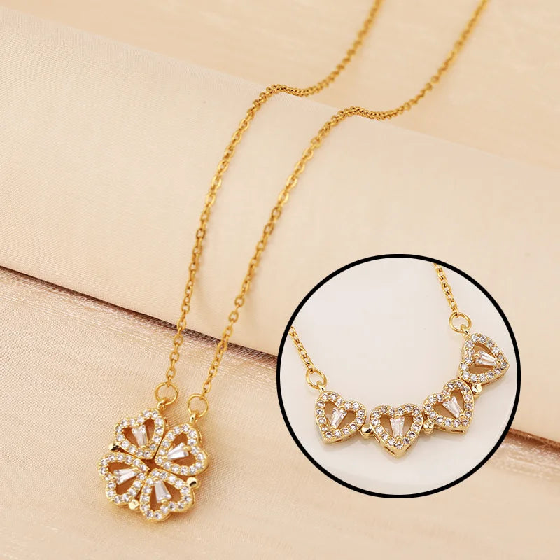 2022 Classic Fashion Ladies Love Clover Pendant Necklace Exquisite