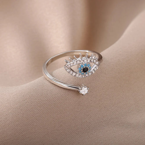 Devil's Eye Ring Female Fashion Casual Blue Eyes Index Finger Women's