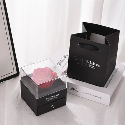 2025 Valentine Gift Box Sparkling Heart Love Necklace with Luxurious