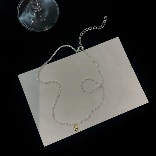 Popular Sparkling Necklace For Women Clavicle Chain Choker Fashion